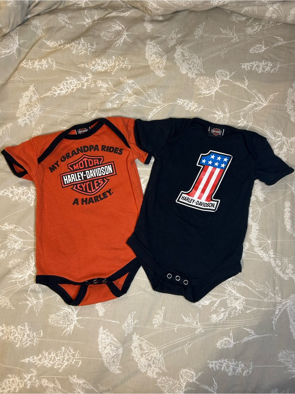 Harley-Davidson baby onesies
